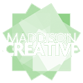 Maddison Creative Logo - Green Bkg